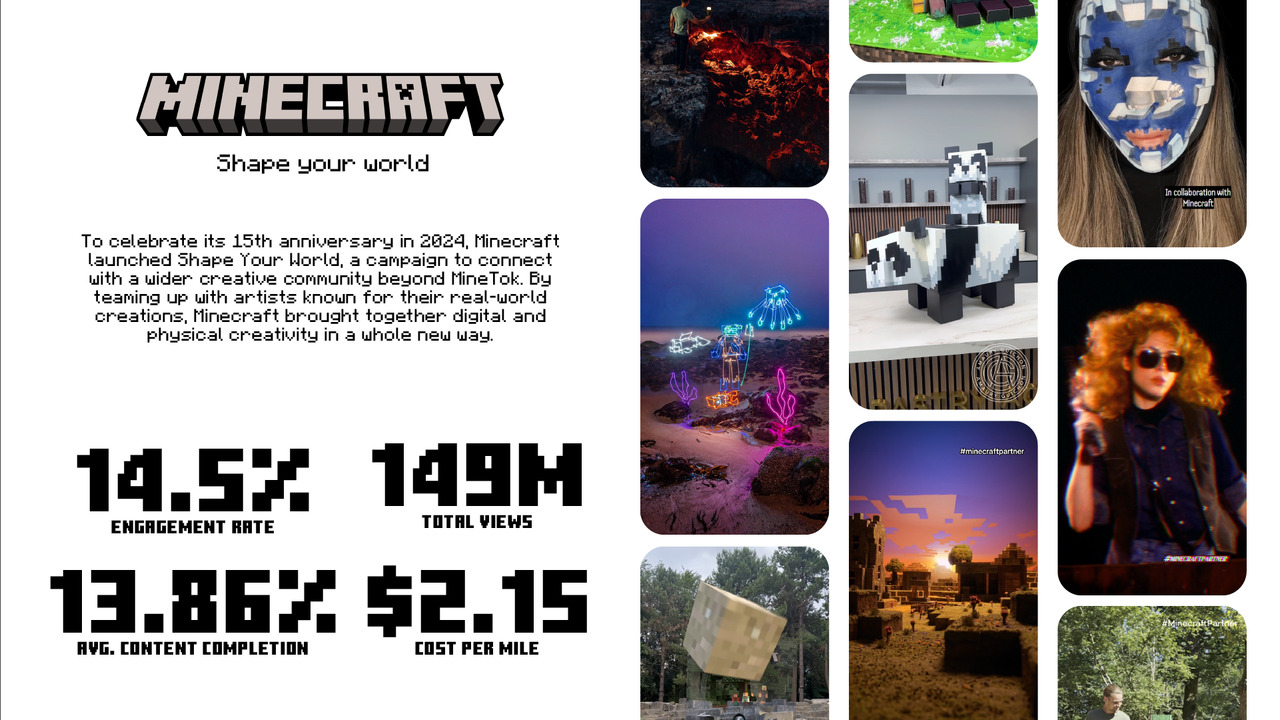 Minecraft Shape your world Creator campaign - the Minecraft-game - Minecraft