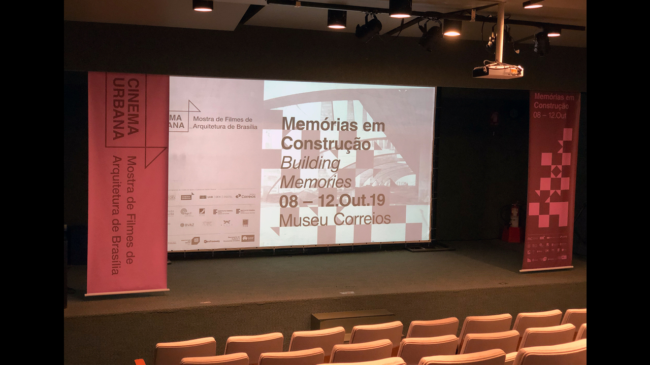 Cinema Urbana – Mostra de Filmes de Arquitetura de Brasília - 2019 - Estúdio Marujo