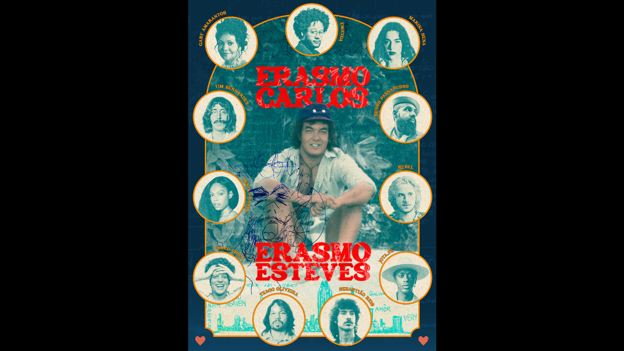 Erasmo Carlos - Erasmo Esteves - 2024 - Equipe de Design da Som Livre João Ferro e Victor Corrêa