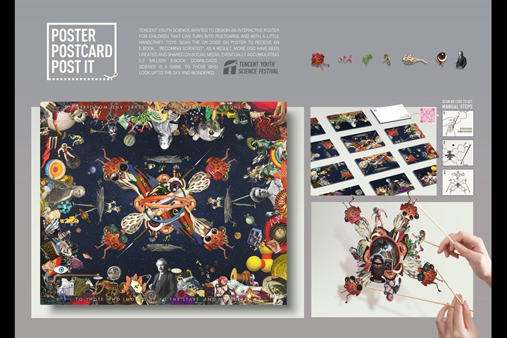 POSTER-POSTCARD- POST IT - Tencent Youth Science Festival - Tencent Youth Science Festival