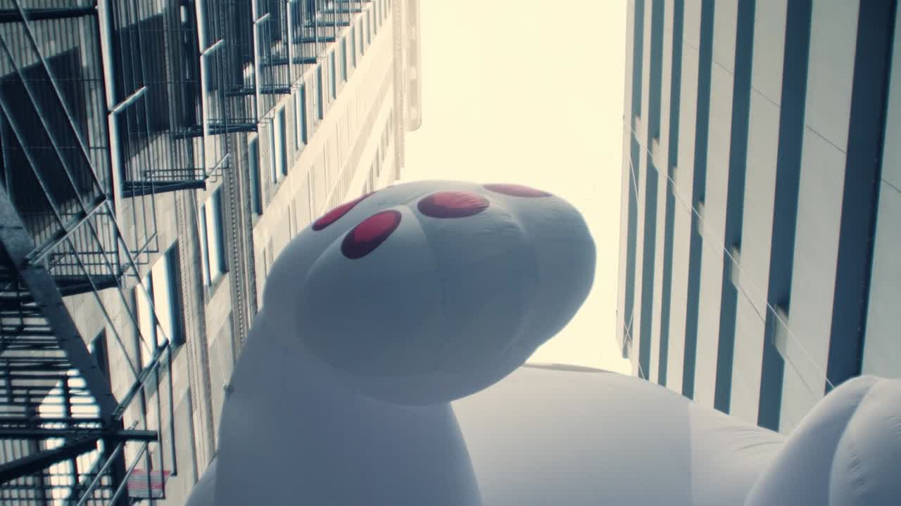 IAMS Presents: Waylon - Biscuit Filmworks x Revolver - We worked with IAMS and Adam&EveDDB to create a giant overweight dog parade balloon, stuck between two buildings enroute to the Chicago thanksgiving parade.
The aim was to raise awareness of dog obesity in the US and promote healthier choices for pet owners.