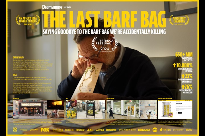 The Last Barf Bag - Dramamine - Dramamine