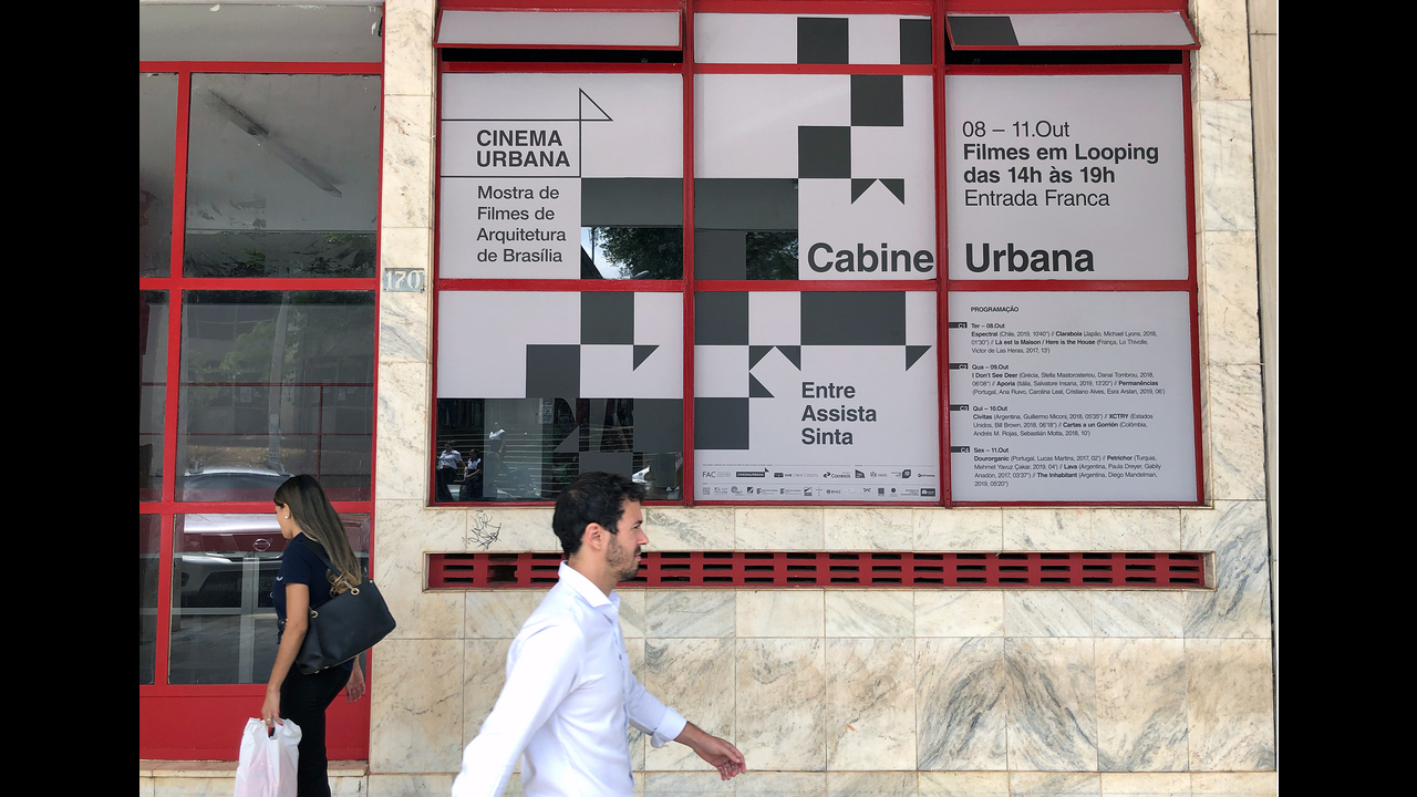 Cinema Urbana – Mostra de Filmes de Arquitetura de Brasília - 2019 - Estúdio Marujo