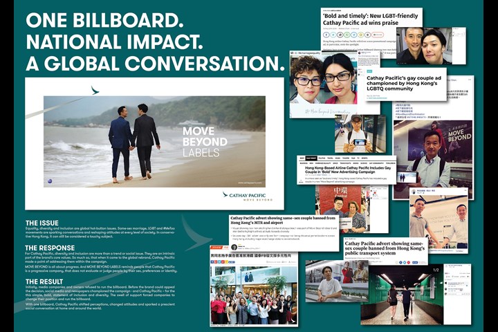 Move Beyond Labels - Airline Branding - Cathay Pacific
