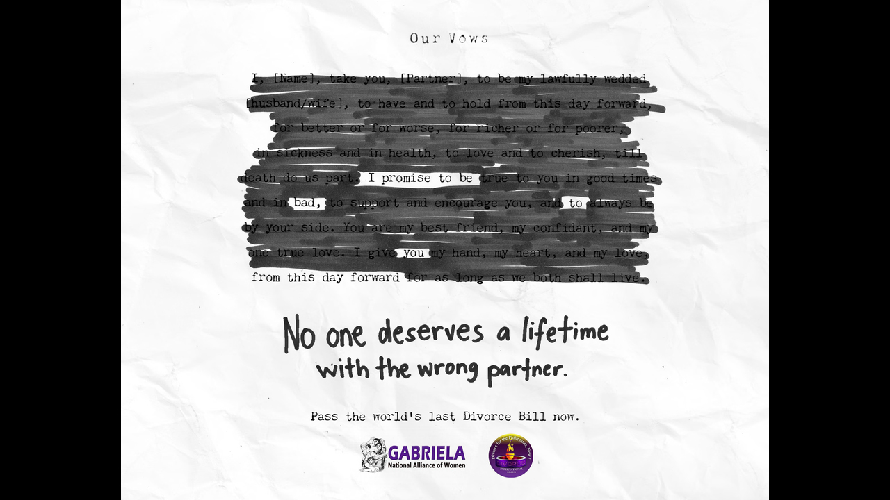 Blackout Vows by Gabriela - Non-Profit - Gabriela, The National Alliance of Women