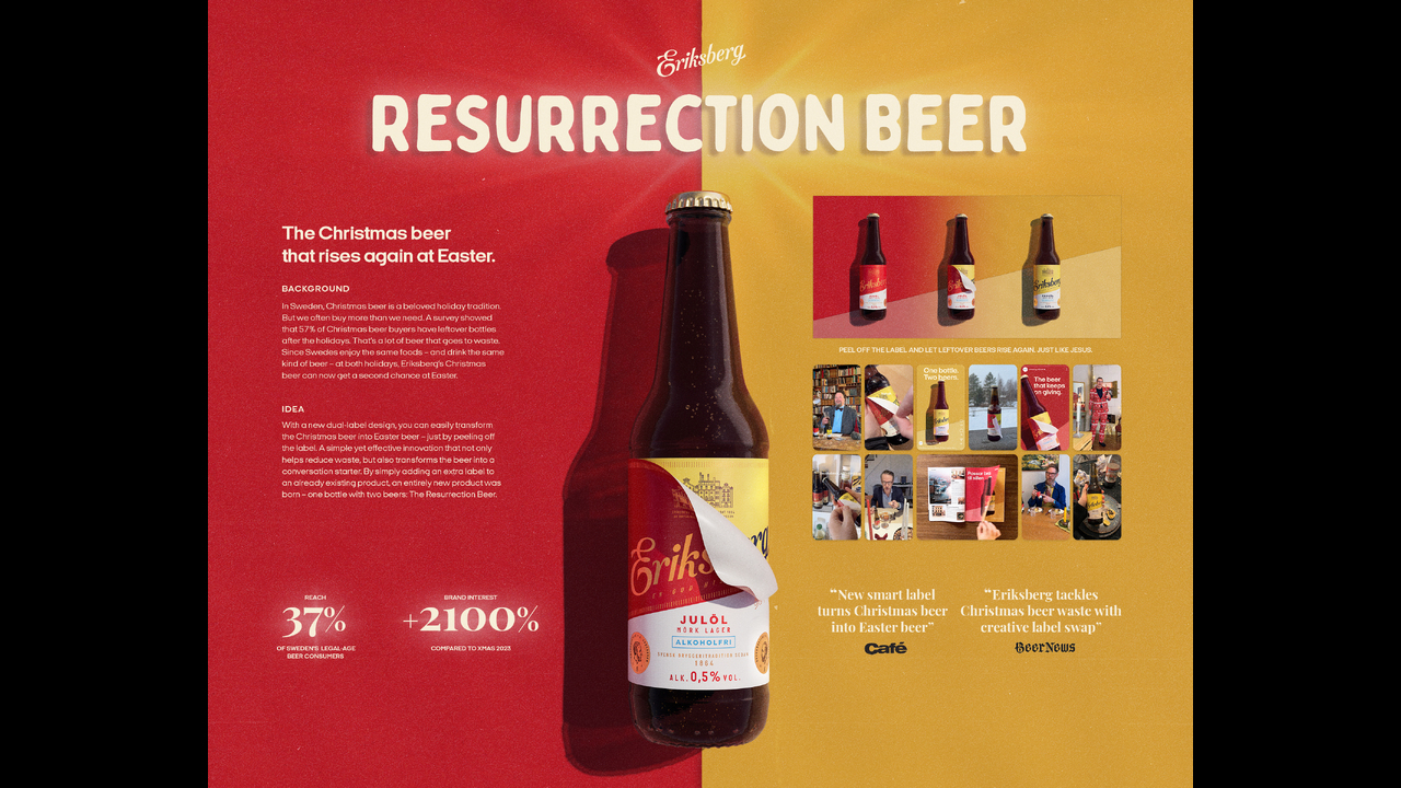 The Resurrection Beer - The Resurrection Beer - BBDO Nordics