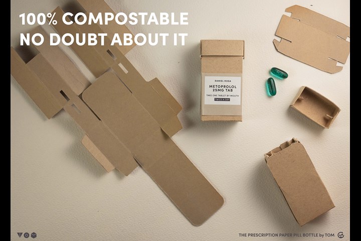 The Prescription Paper Pill Bottle - The Prescription Paper Pill Bottle - Tikkun Olam Makers: TOM