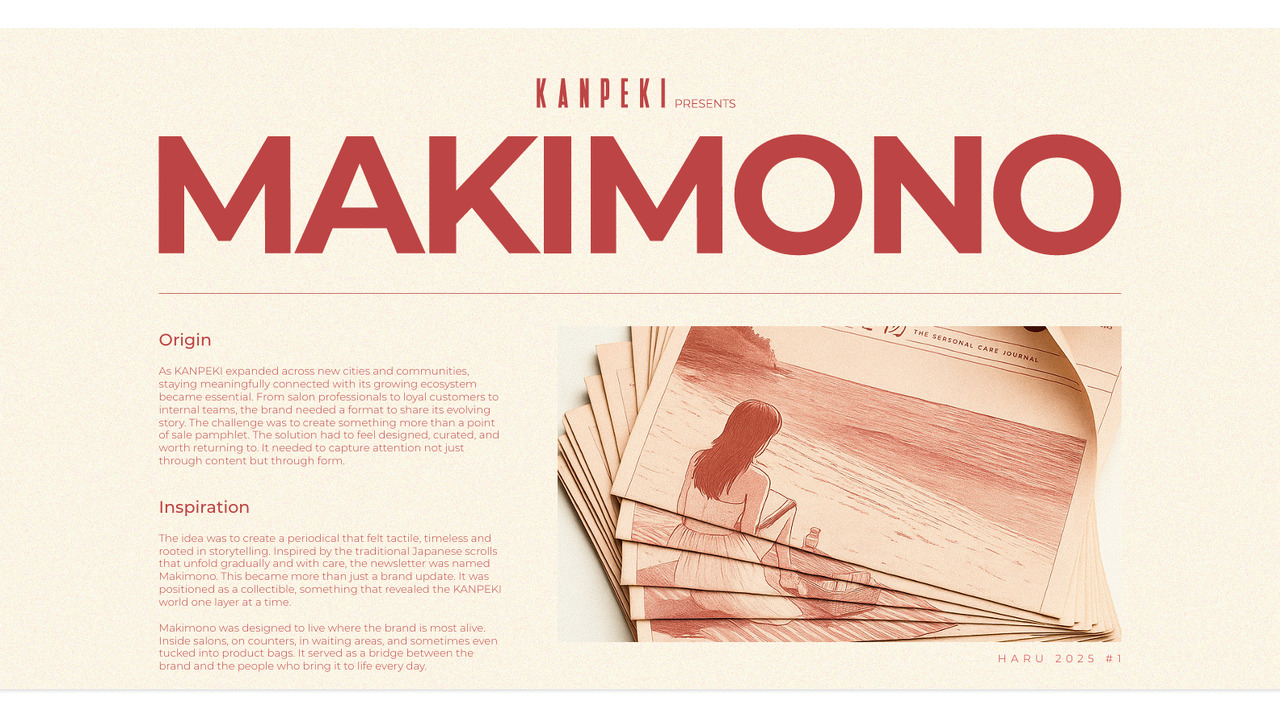 Makimono, KANPEKI's Ode to Seasons - KANPEKI - KANPEKI