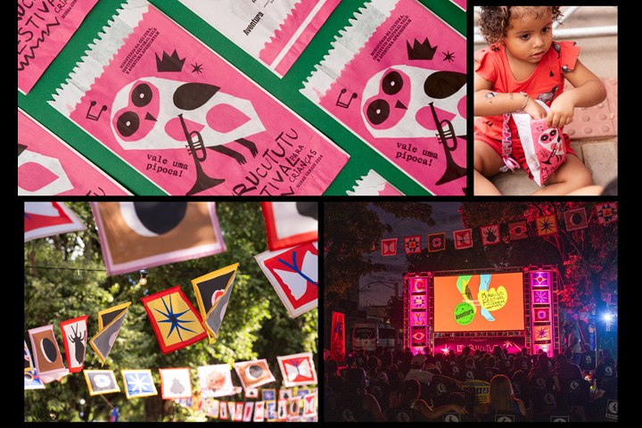 Murucututu - Festival para crianças - 2024 - Design gráfico: Filipe Lampejo e Gabriela Vaz Coordenação geral: Anaís Della Croce e Gabriel Murilo Realização: Aventura