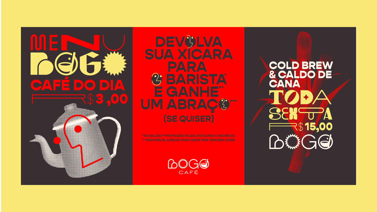 Bogo Café Identidade Visual - 2022 - Cristiano Gonçalo + Karina Nonose