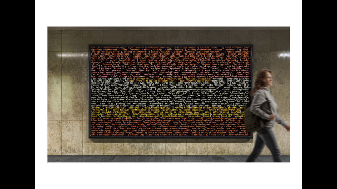 Eat the code - Fast Food - McDonald's Canada