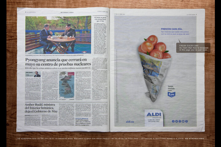 Fresh Prints: Tomatoes - Aldi - 