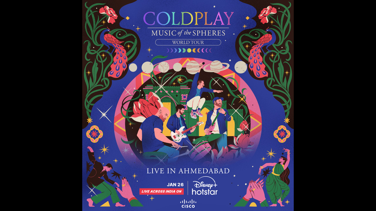 Music of the Spheres World Tour (India Live stream Visual Identity) - COLDPLAY - Parlophone Records Limited