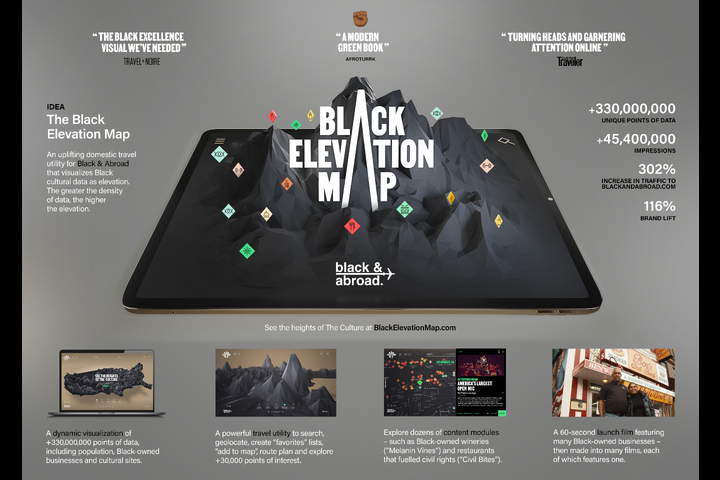 The Black Elevation Map - The Black Elevation Map - Black & Abroad