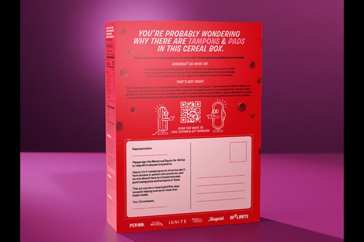 Loopholes - PERIOD., Free the Period, No More Secrets, The Flow Initiative, Ignite, August, Off-Limits Cereal - PERIOD., Free the Period, No More Secrets, The Flow Initiative, Ignite, August, Off-Limits Cereal