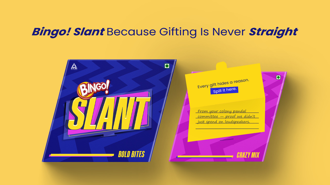Bingo! Slant - Because gifting is never straight - - 