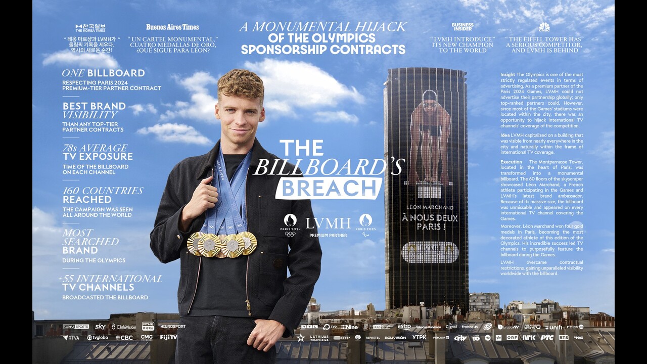 The Billboards' Breach: Elevating LVMH's Brand Presence at Paris 2024 - Luxury Goods - LVMH