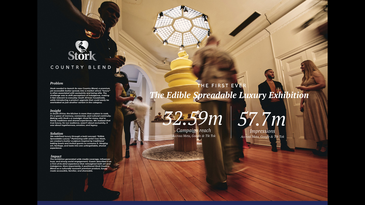 The Edible Spreadable Luxury Exhibition - Stork Country Blend - Stork