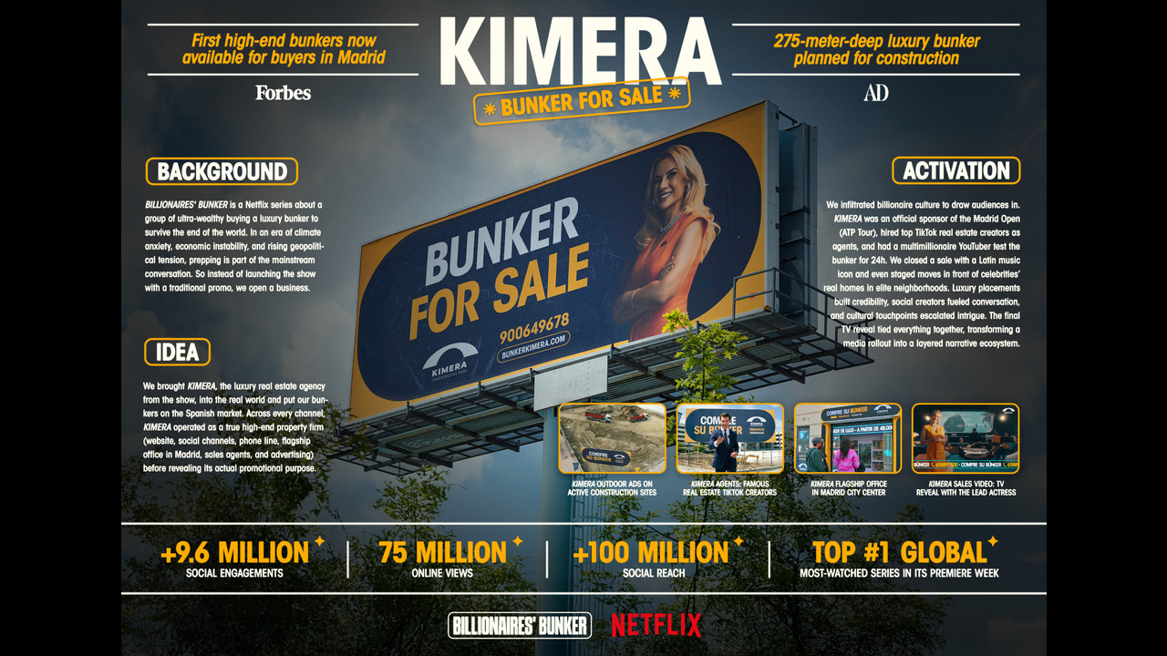 KIMERA Bunker for Sale - Netflix Spain - Billionaires' Bunker