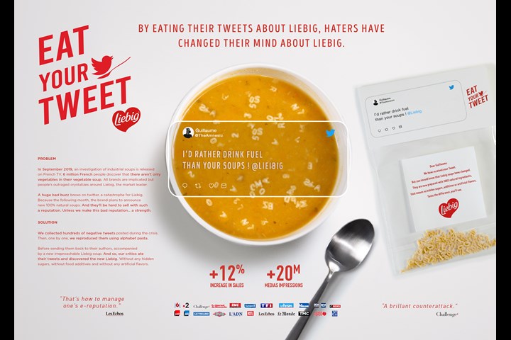 Eat Your Tweet - Food - Liebig