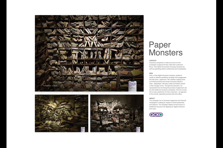 Paper Monsters - ACKO - ACKO General Insurance