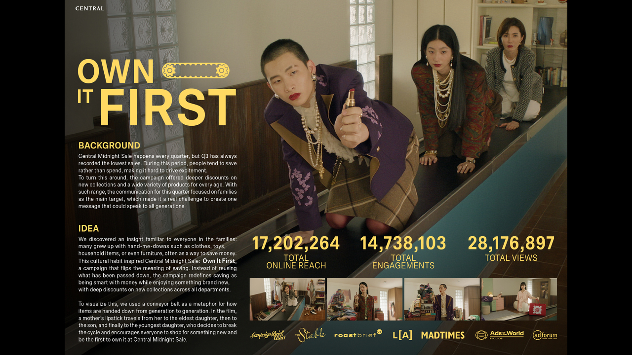 Own It First - Central Department Store - Central Midnight Sale