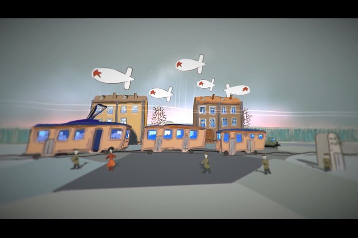 War: Kids Drawings in VR Animation - Social media project - RT