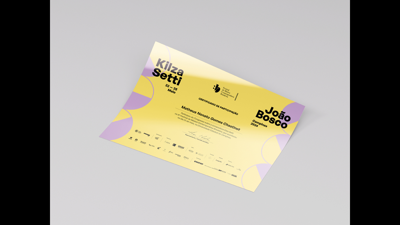 8º Festival de Música Contemporânea Brasileira - 2024 - Incentiv