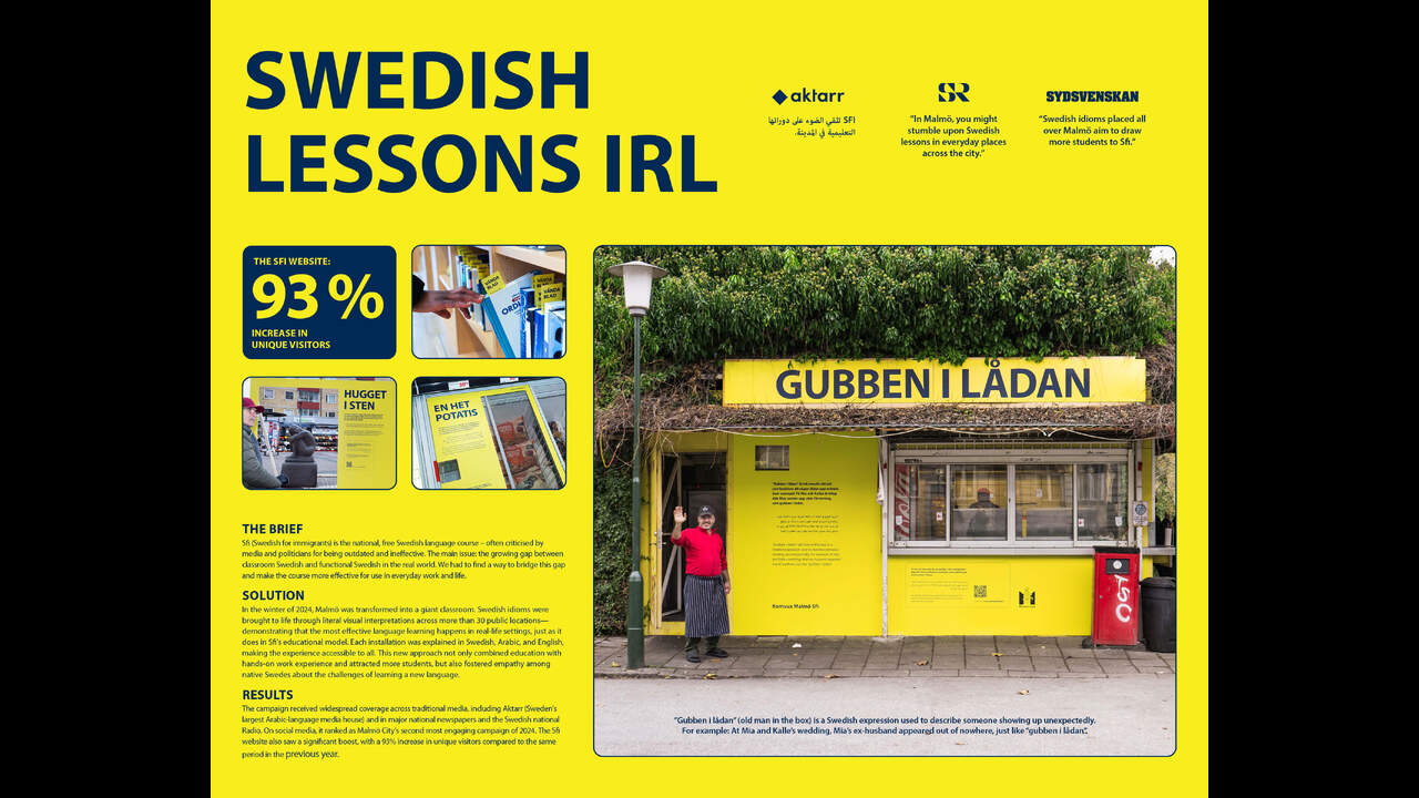 Swedish Lessons IRL - Swedish Lessons in real life - BBDO Nordics