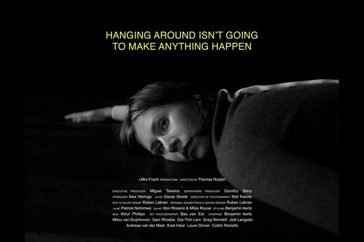 Hanging around isn't going to make anything happen. - Mr.Frank -