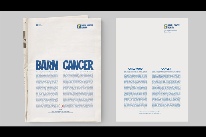 Childhood And Cancer Don't Belong Together - Childhood Cancer Research - The Swedish Childhood Cancer Fund