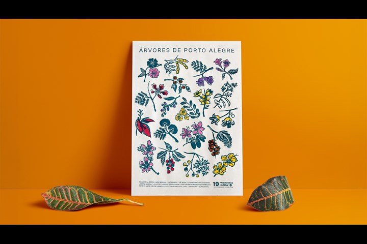 Pôster Árvores de Porto Alegre - 2023 - Néktar Design e Branding
