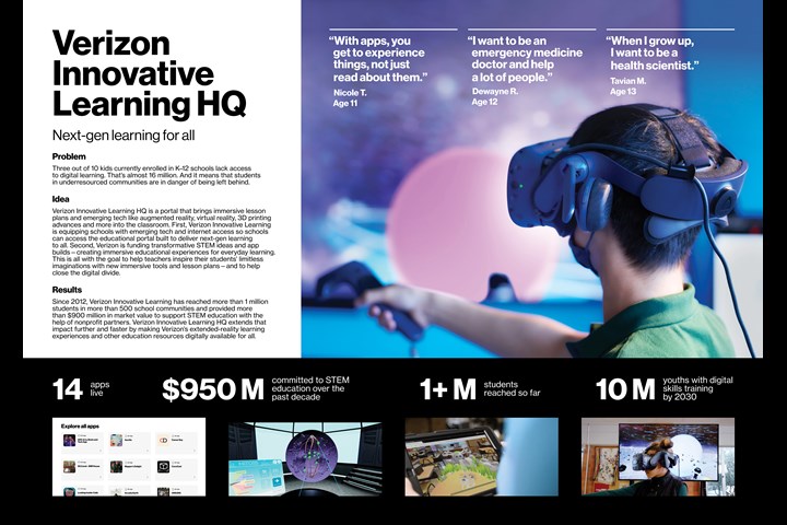 Verizon Innovative Learning HQ - Verizon – Corporate Social Responsibility - Verizon | Citizen Verizon