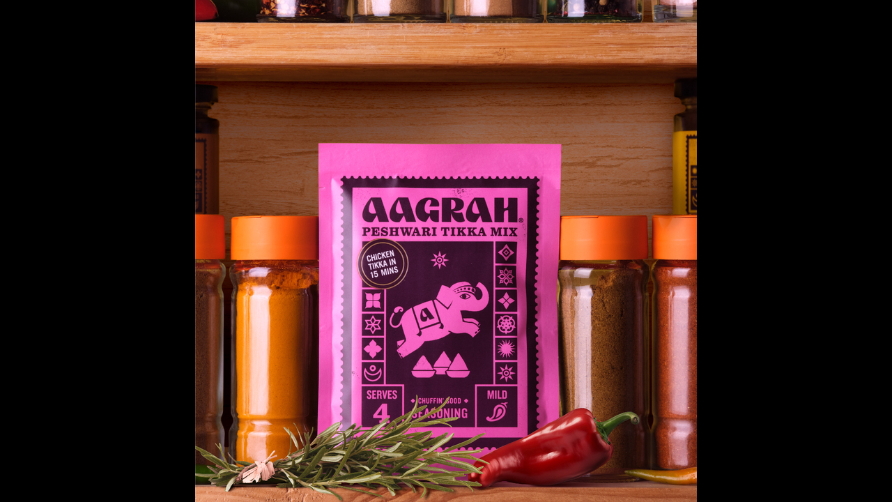 Bangin' new look for Aagrah Foods - Indian Sauces - Aagrah