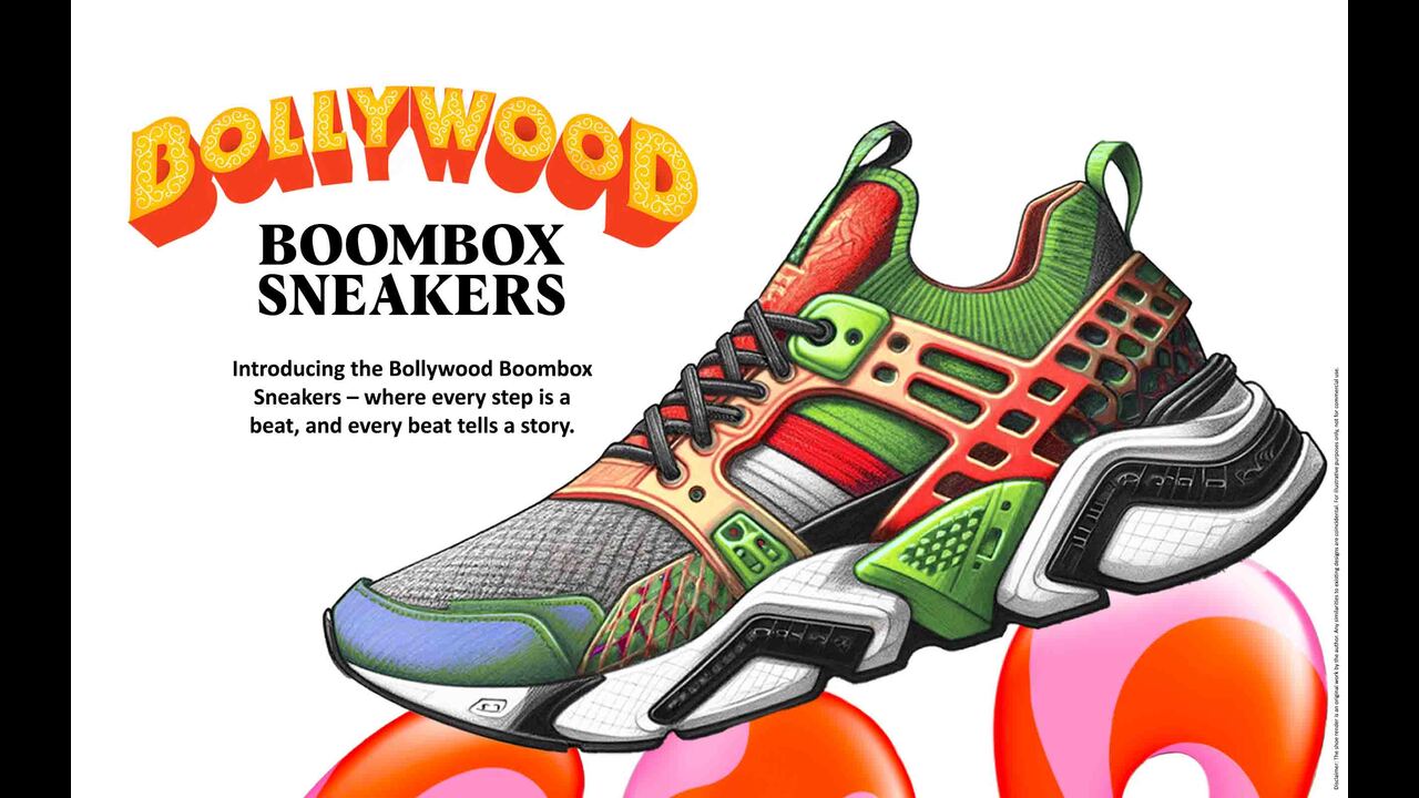 Bollywood Boombox Sneakers - - 