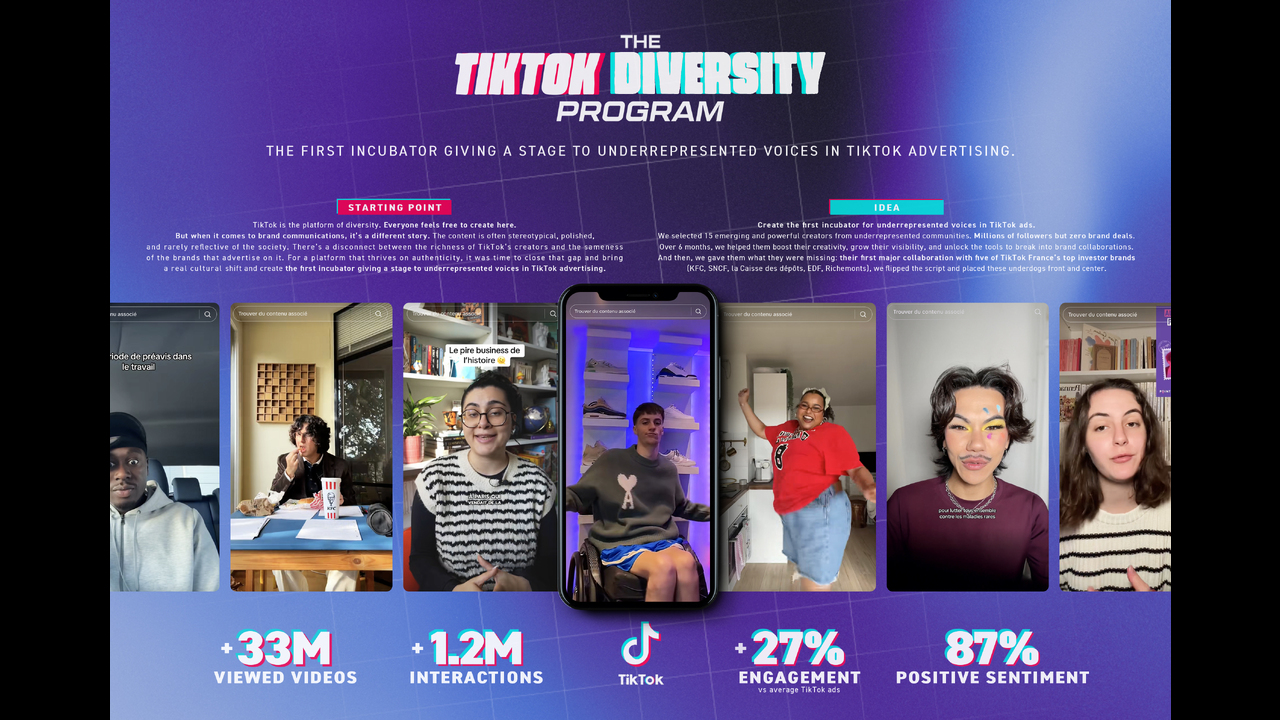 Tiktok Diversity Program - Social Media Plateform - Tiktok