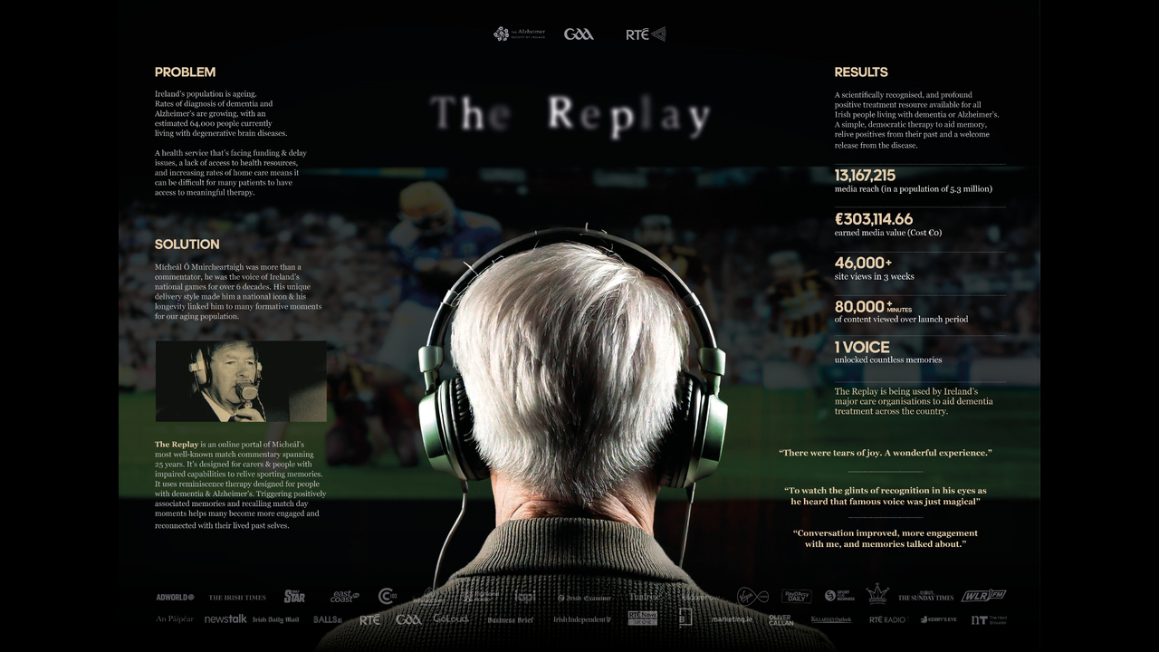 The Replay - Alzheimer Society of Ireland - thereplay.ie