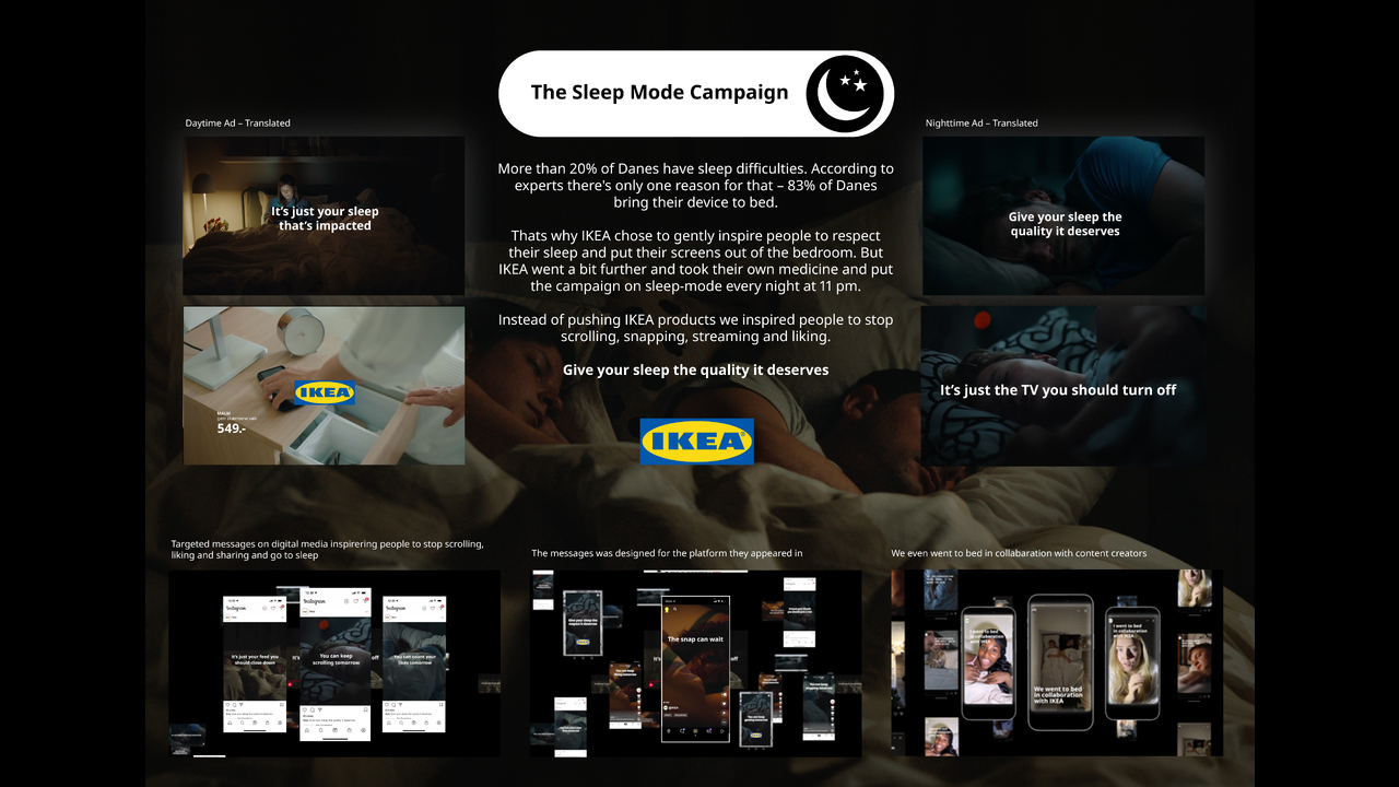 The Sleep Mode Campaign - Furniture - IKEA