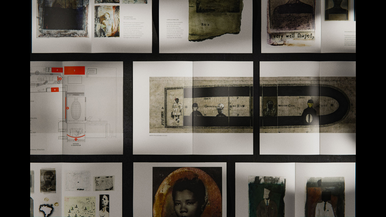 Identidade visual da exposição Outros Navios: Fotografias de Eustáquio Neves - 2022 - Giulia Fagundes + Daó