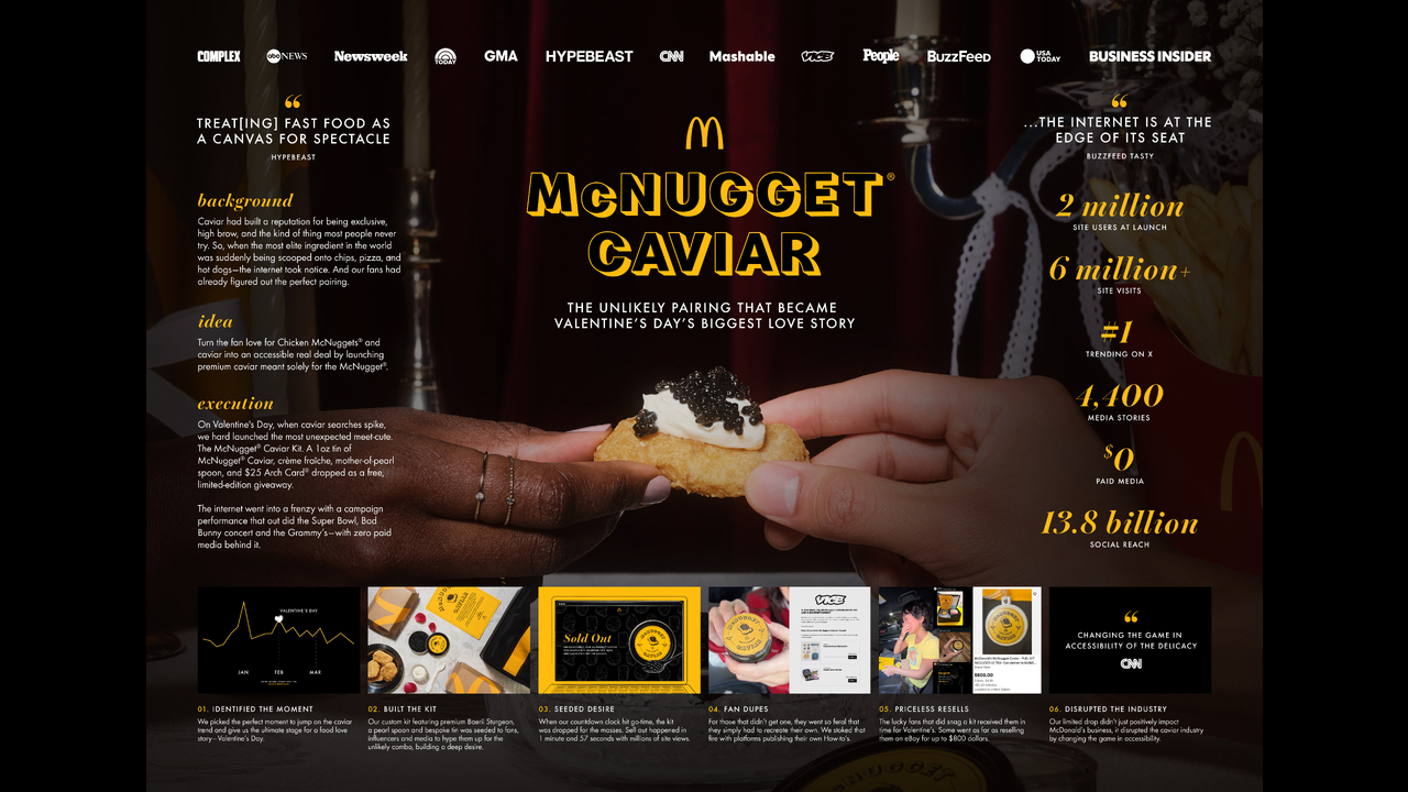 McNugget Caviar - McDonald's - McDonald's McNuggets
