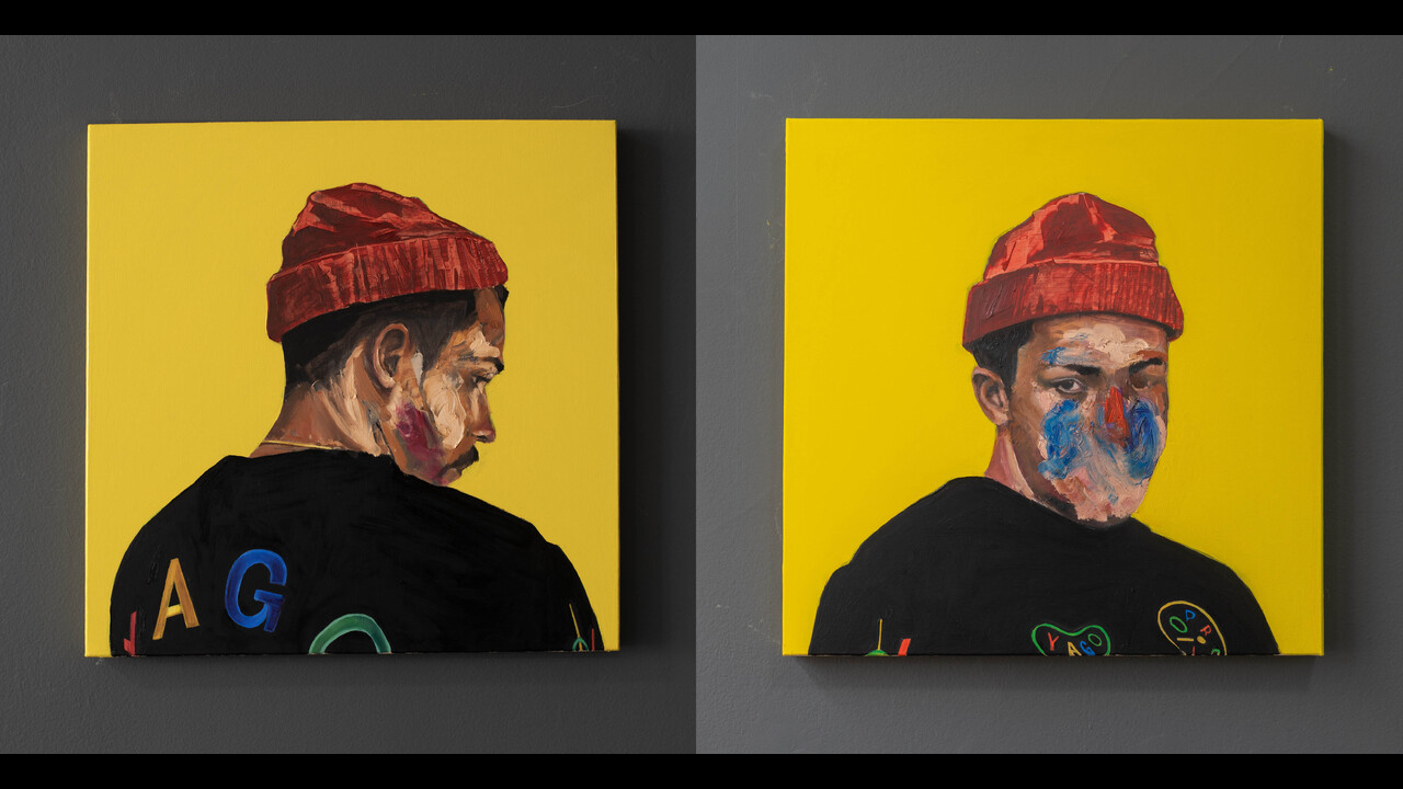 OPROPRIO - 2024 - Projeto Grafico, Design e Direçao de Art Yago Oproprio por Fernando Marar, Pintura por Rodrigo Branco