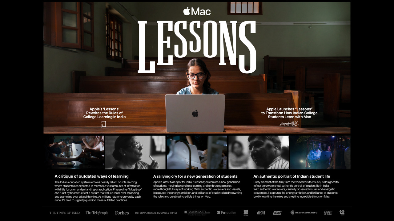 Lessons - Earlyman Film - TBWA\ Media Arts Lab APAC (India)