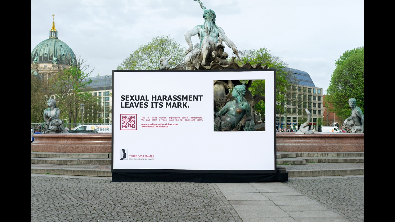 Unsilence the Violence - campaign against sexual violence - TERRE DES FEMMES