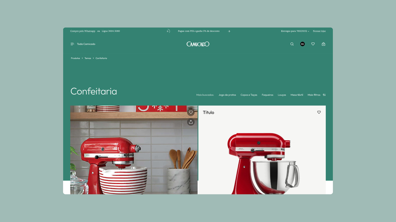 Camicado Web | por Work & Co - 2023 - 