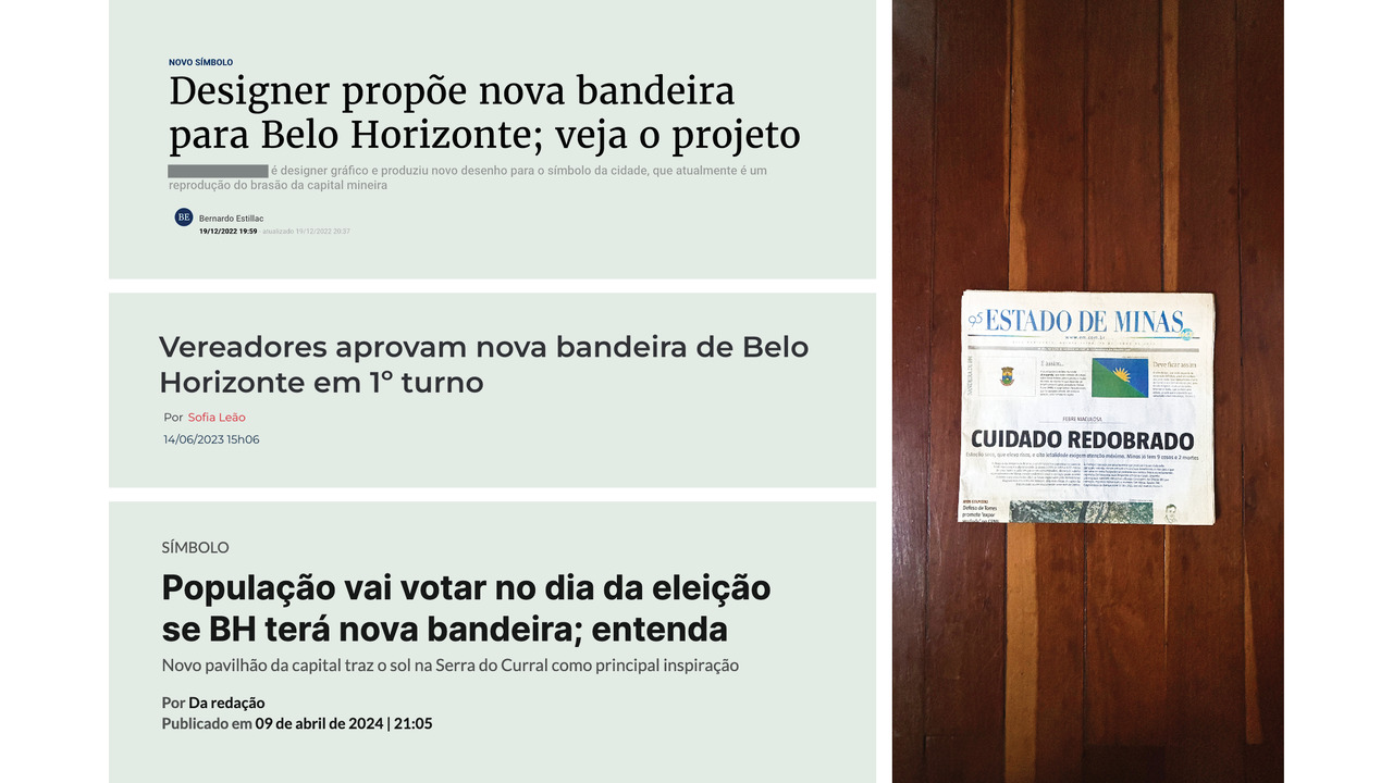Uma bandeira para Belo Horizonte - 2022 - Gabriel Figueiredo