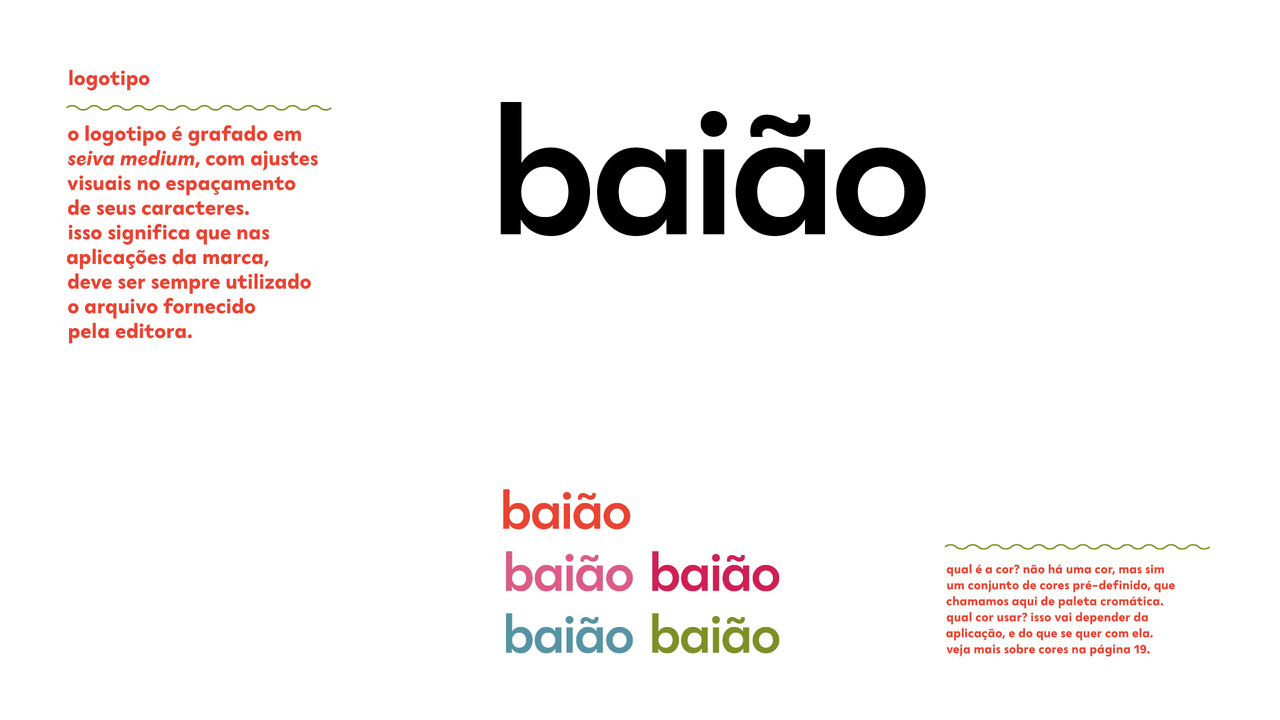 Identidade visual Baião livros - 2023 - 