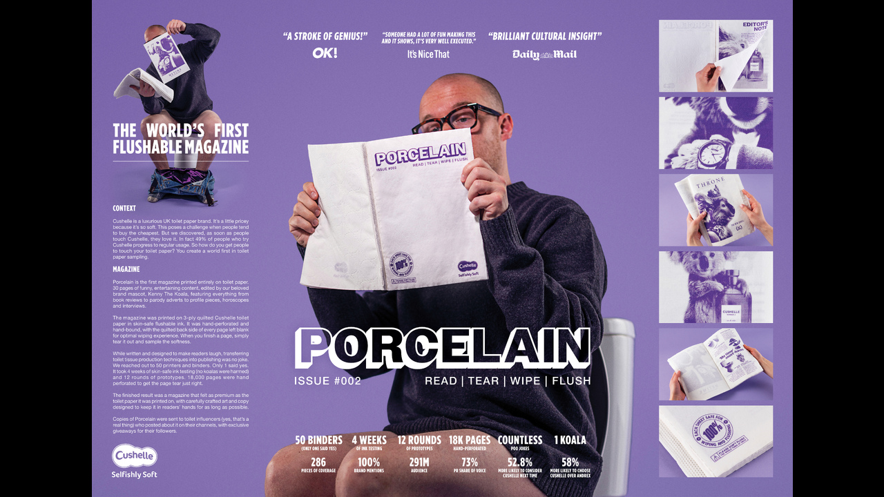 Porcelain - Toilet Tissue - Cushelle