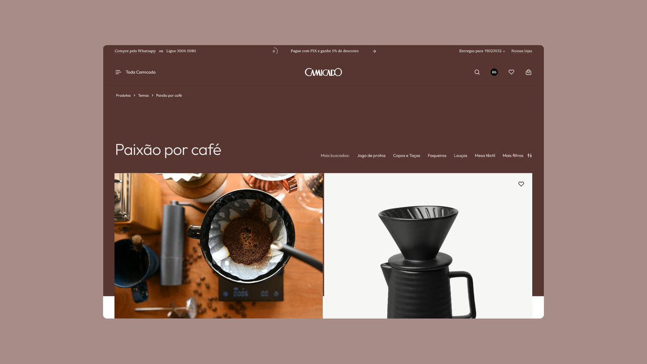 Camicado Web | por Work & Co - 2023 - 