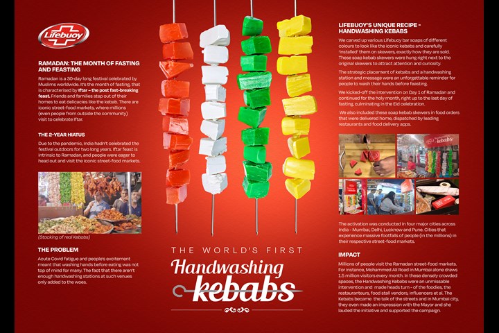 Handwashing Kebabs - Soap - Lifebuoy