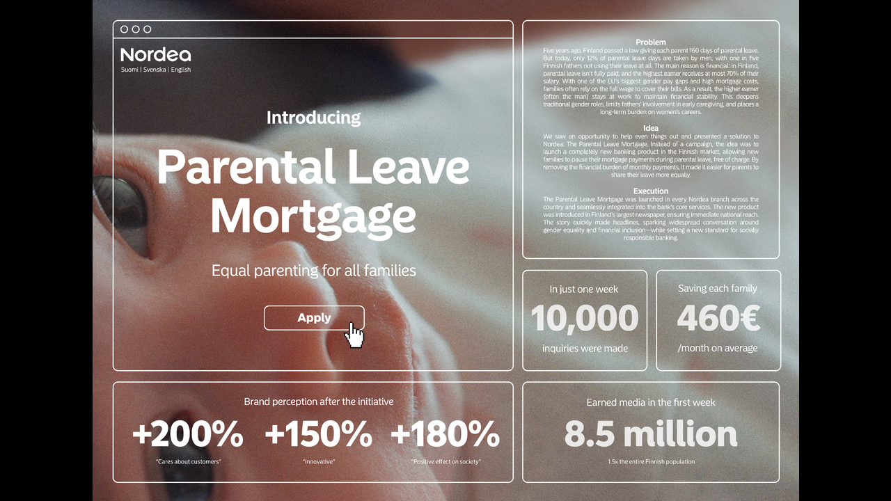 The Parental Leave Mortgage - Financial - Nordea